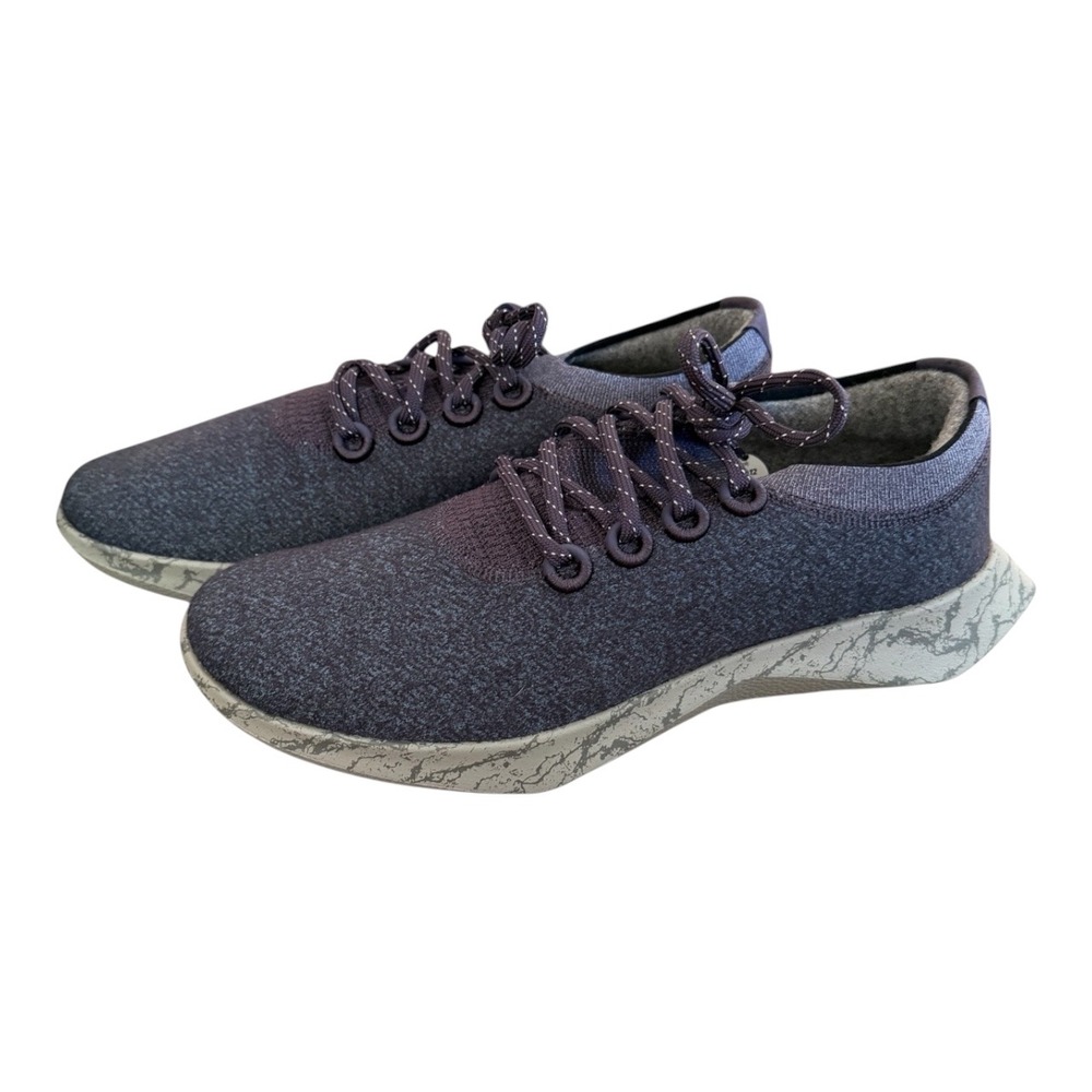 Allbirds Wool Dashers 2 Mizzle Sneakers- Men's size 12  - Thunder Purple - New